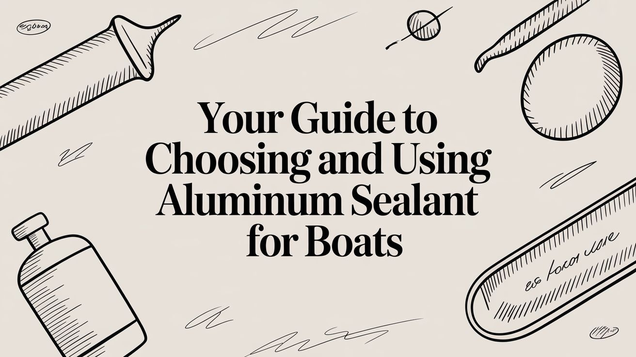 Your Guide to Choosing and Using Aluminum Sealant for Boats  Boat Juice