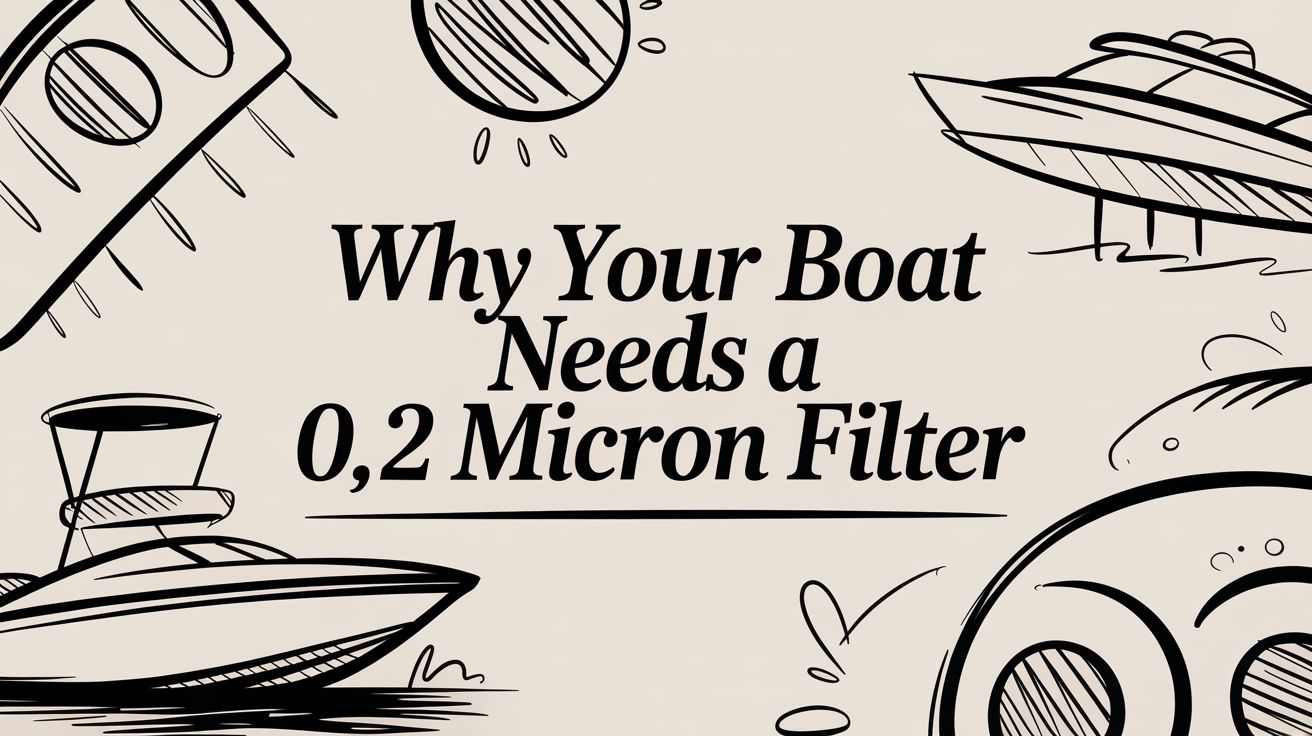 Why Your Boat Needs a 0.2 Micron Filter