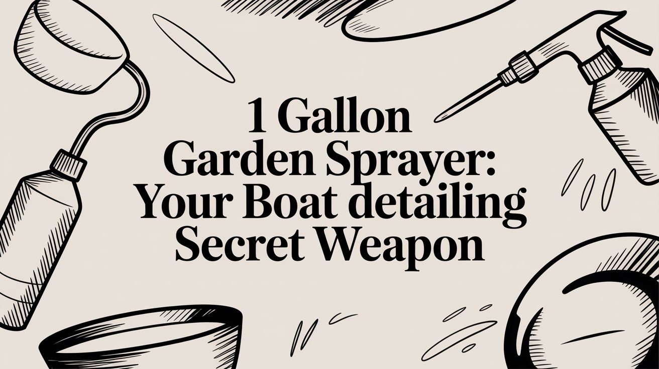 1 Gallon Garden Sprayer: Your Boat Detailing Secret Weapon