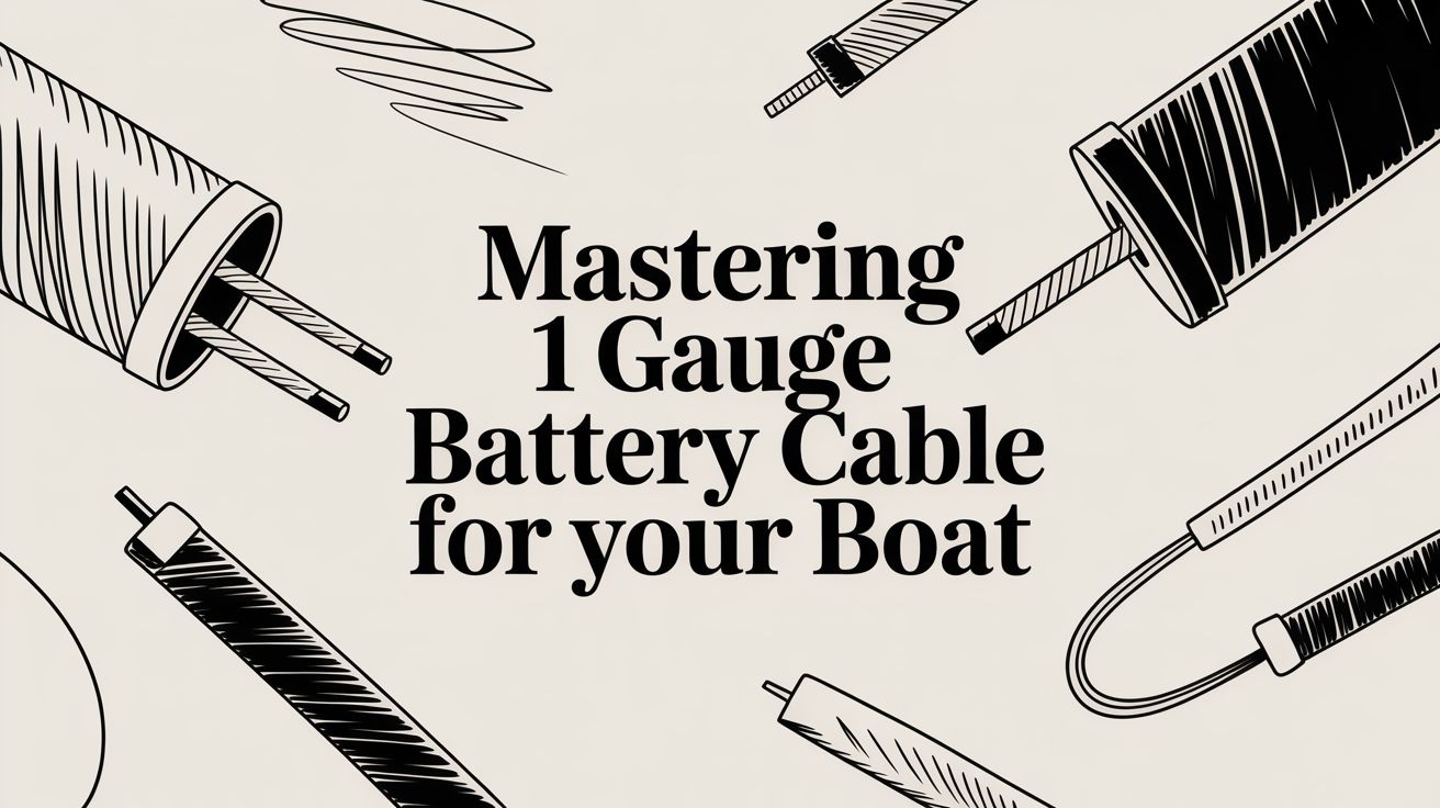 Mastering 1 Gauge Battery Cable for Your Boat