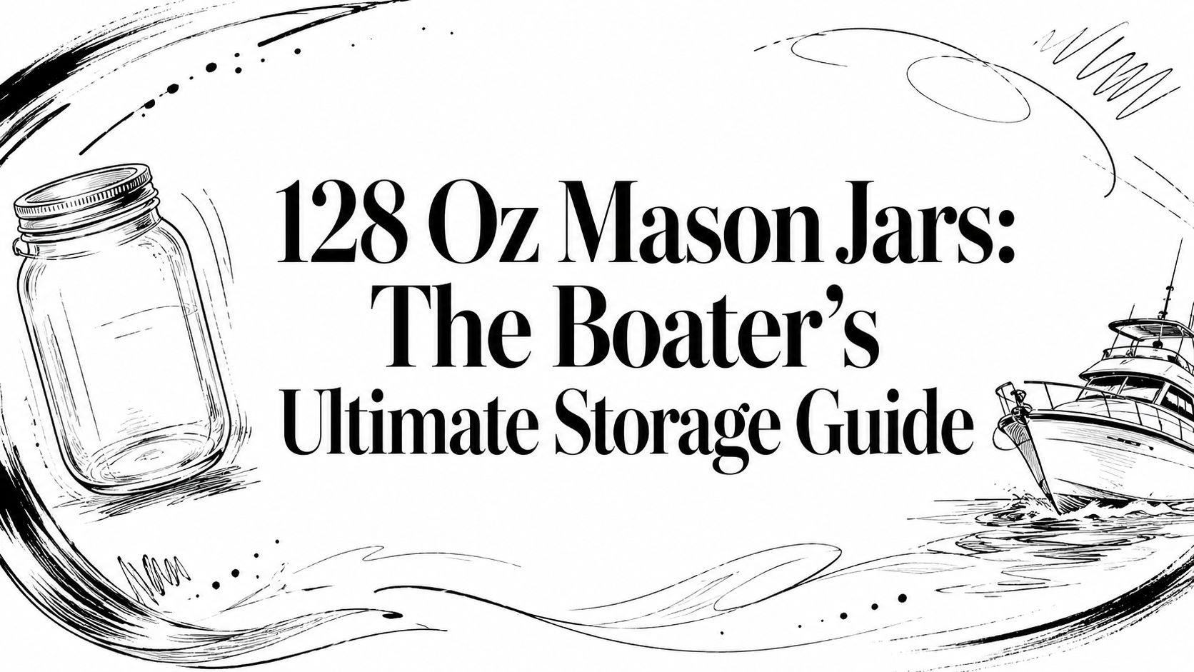 128 Oz Mason Jars: The Boater's Ultimate Storage Guide