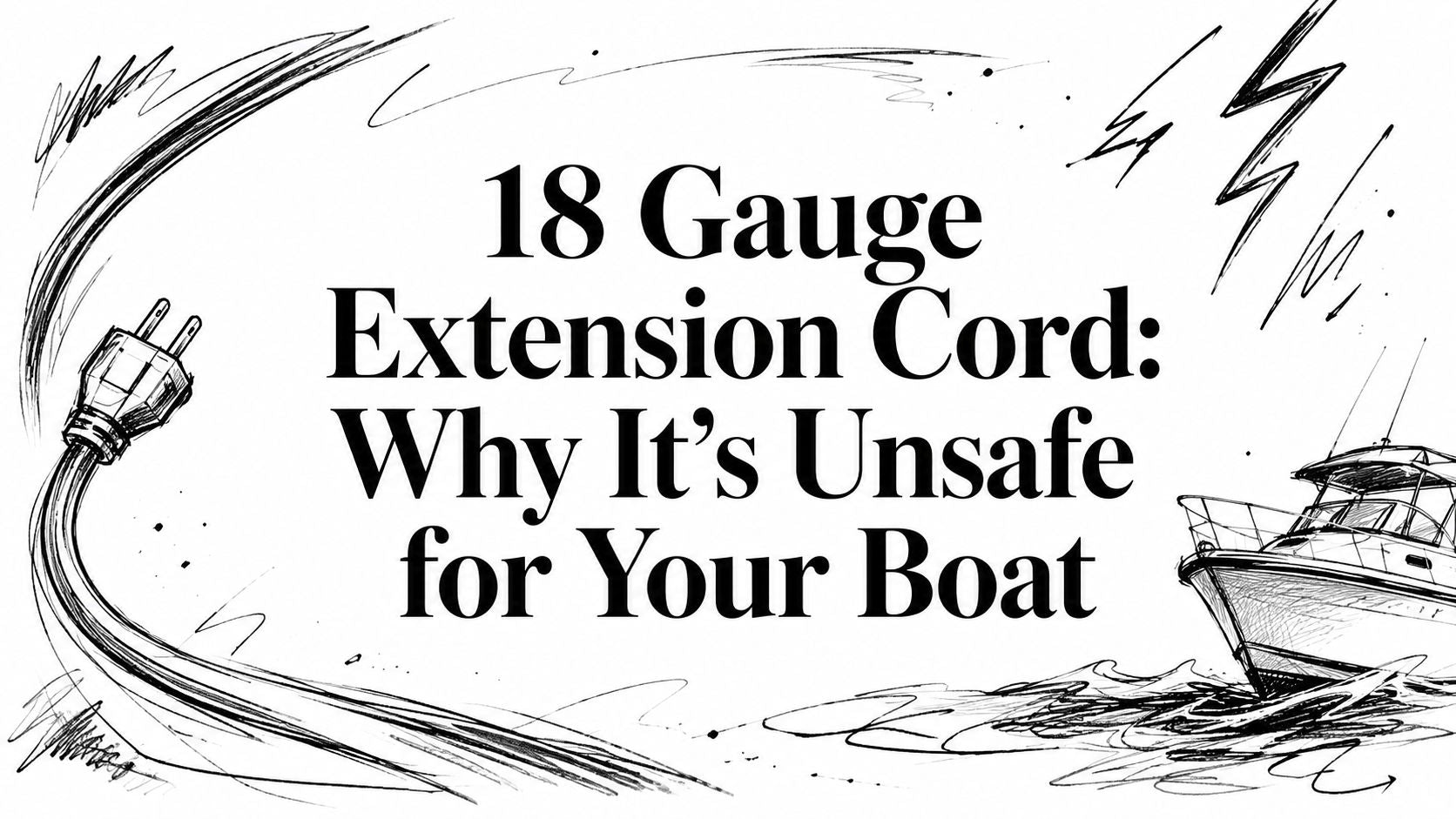 18 Gauge Extension Cord: Why It's Unsafe for Your Boat