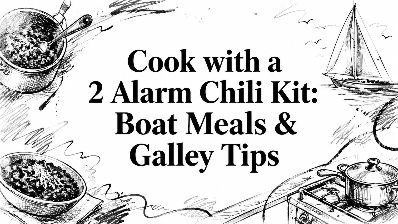 Cook with a 2 Alarm Chili Kit: Boat Meals & Galley Tips