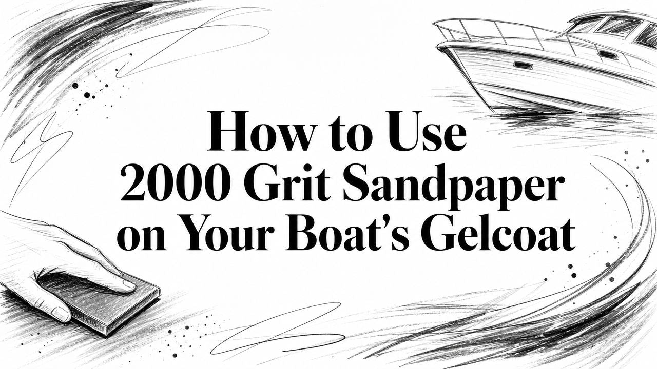 How to Use 2000 Grit Sandpaper on Your Boat's Gelcoat