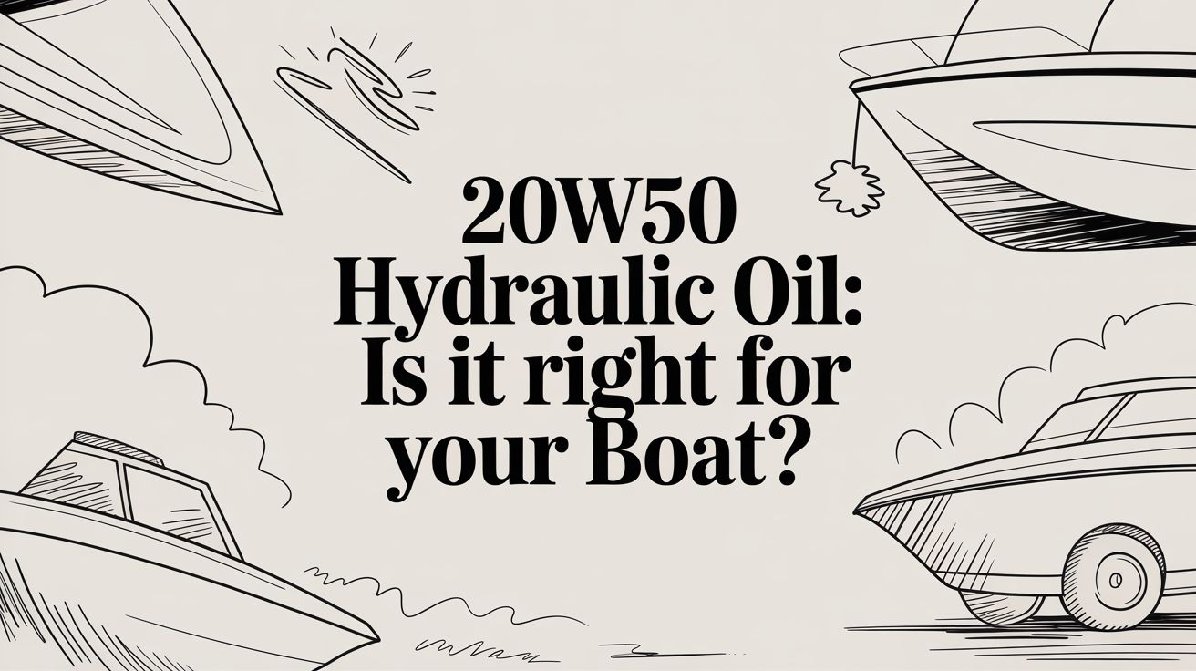 20W50 Hydraulic Oil: Is It Right for Your Boat?