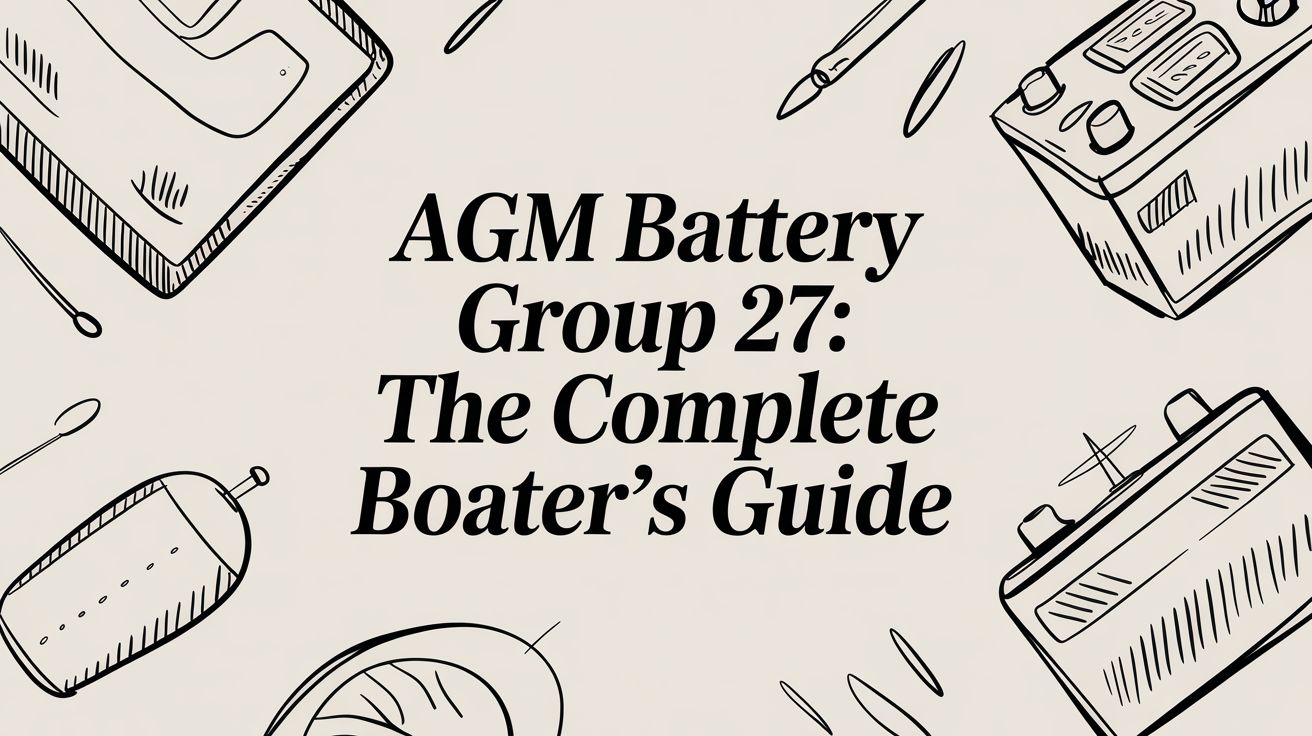 AGM Battery Group 27: The Complete Boater's Guide