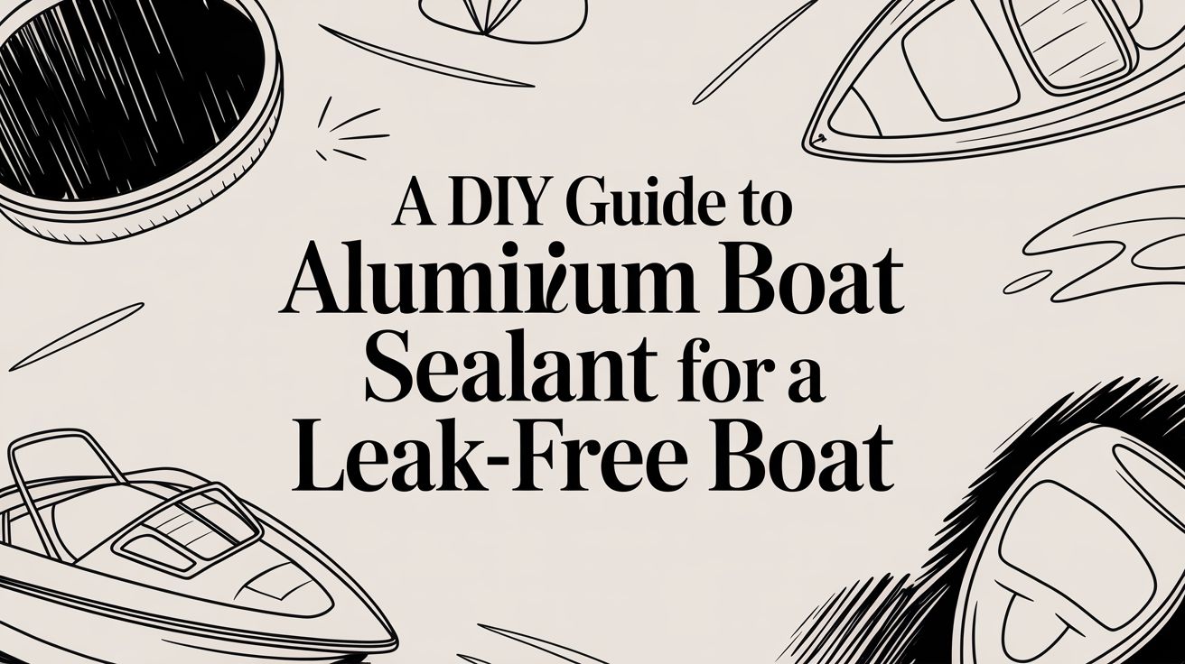A DIY Guide to Aluminium Boat Sealant for a Leak-Free Boat