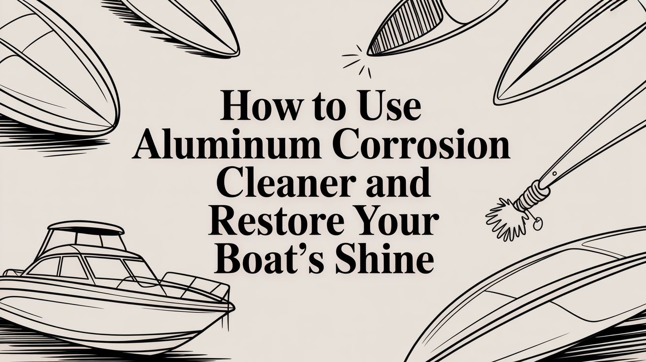How To Use Aluminum Corrosion Cleaner and Restore Your Boat's Shine