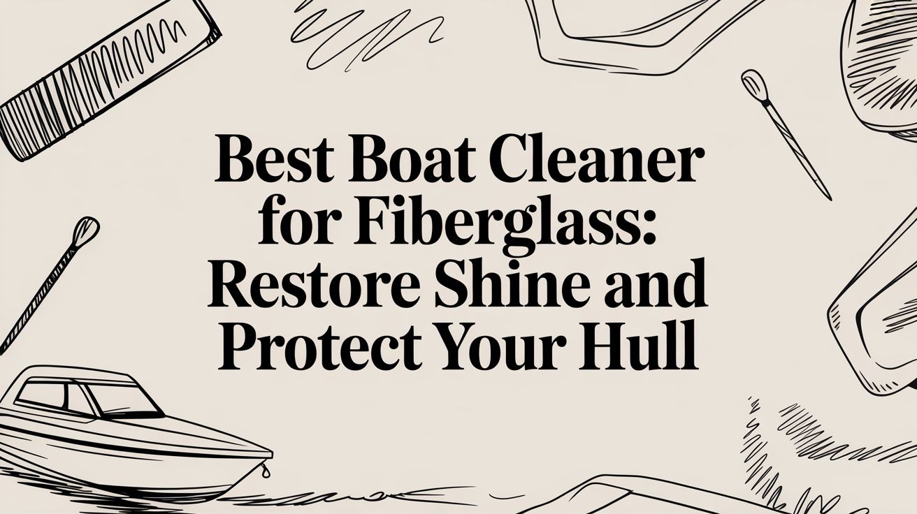 How to Choose the Best Boat Cleaner for Fiberglass and Restore Your Boat's Shine