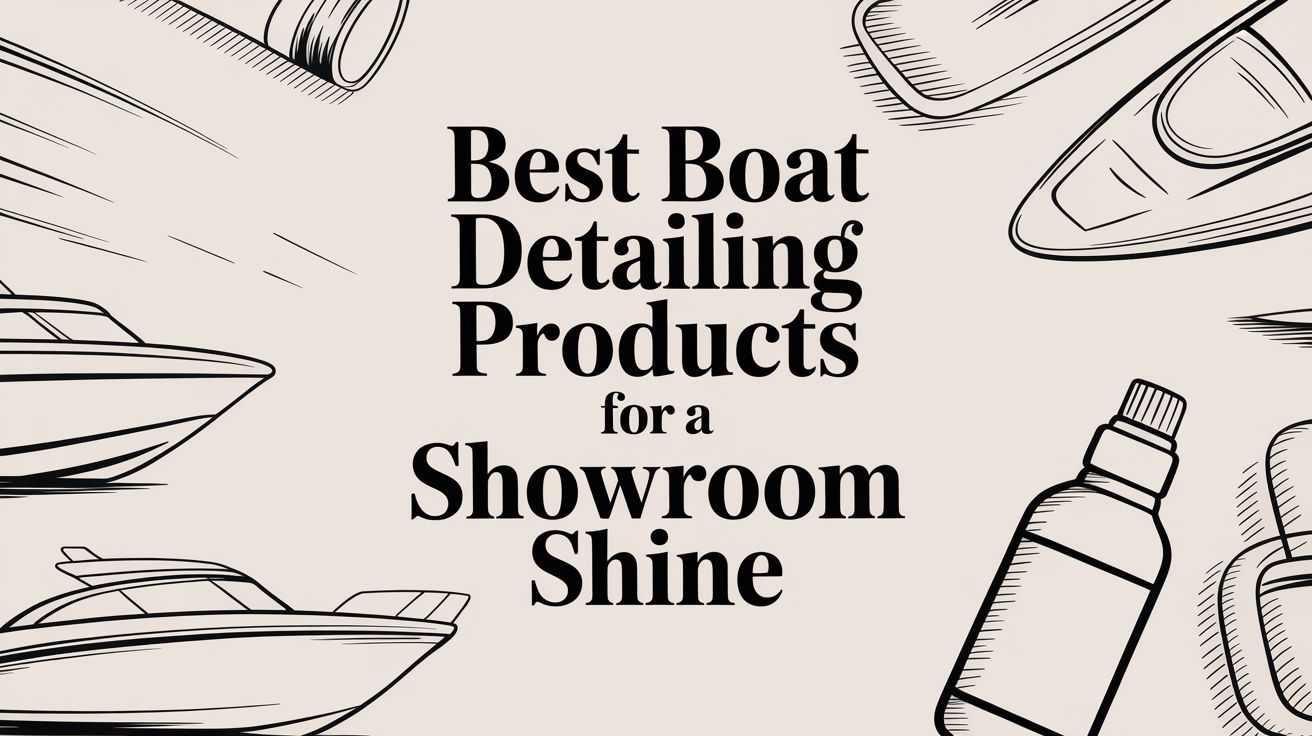 The Best Boat Detailing Products for a Showroom Shine in 2026