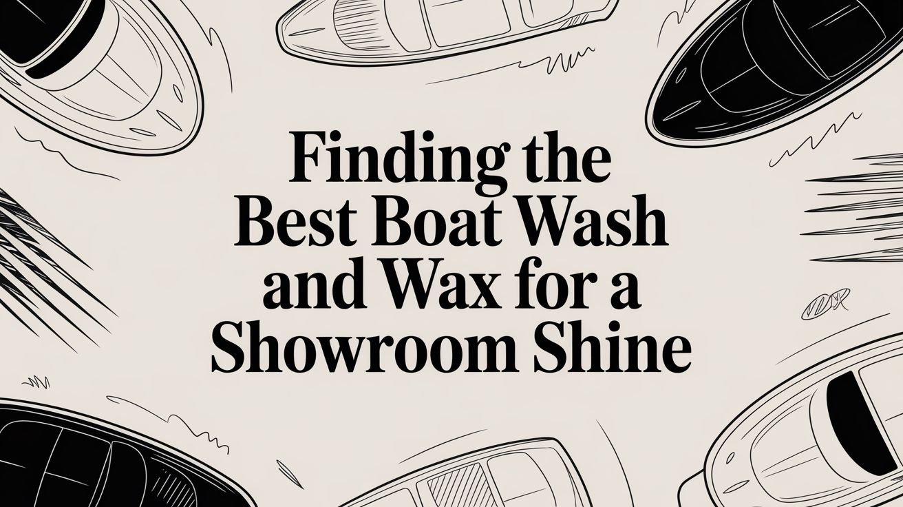 Finding the Best Boat Wash and Wax for a Showroom Shine