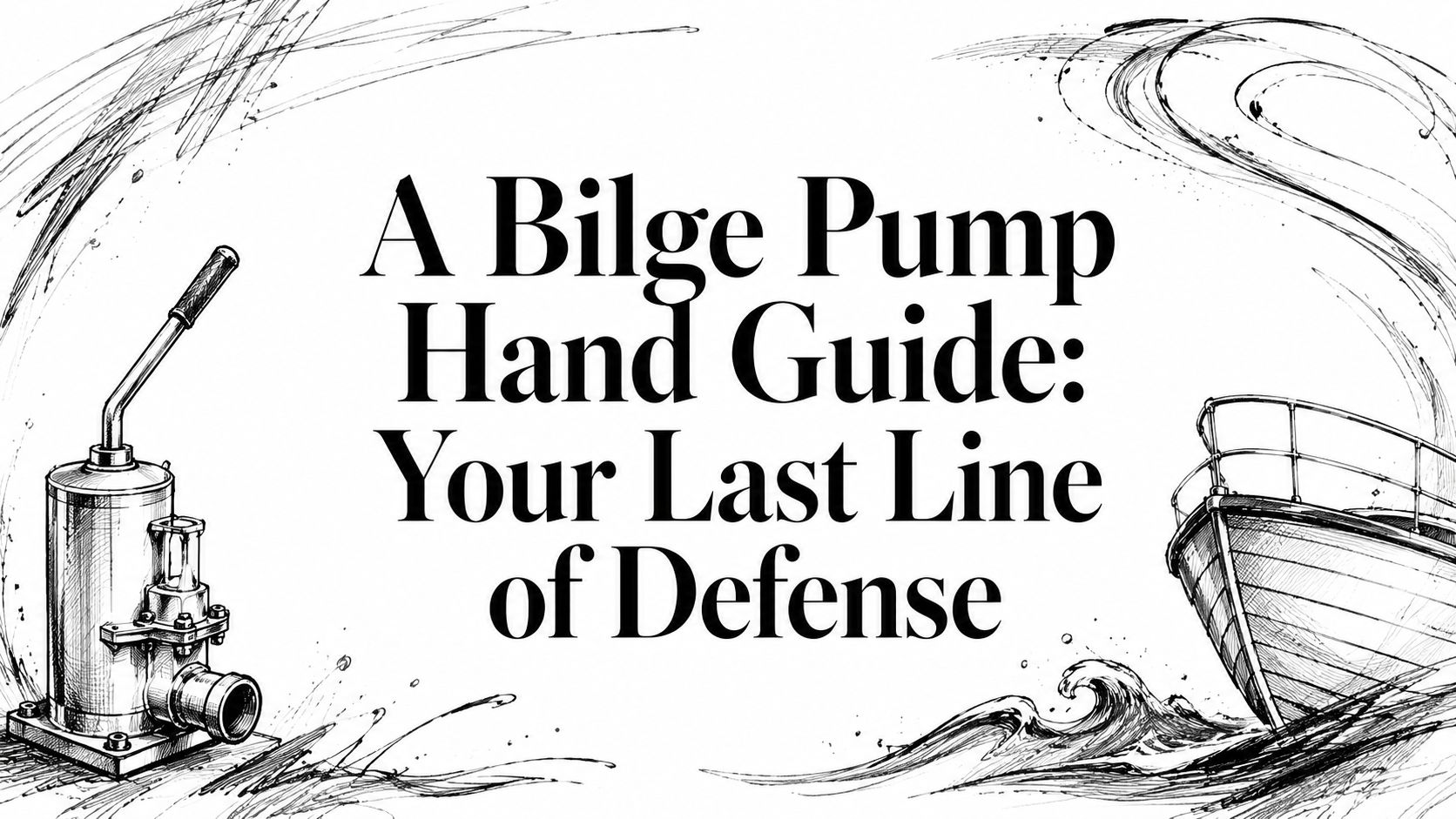A Bilge Pump Hand Guide: Your Last Line of Defense
