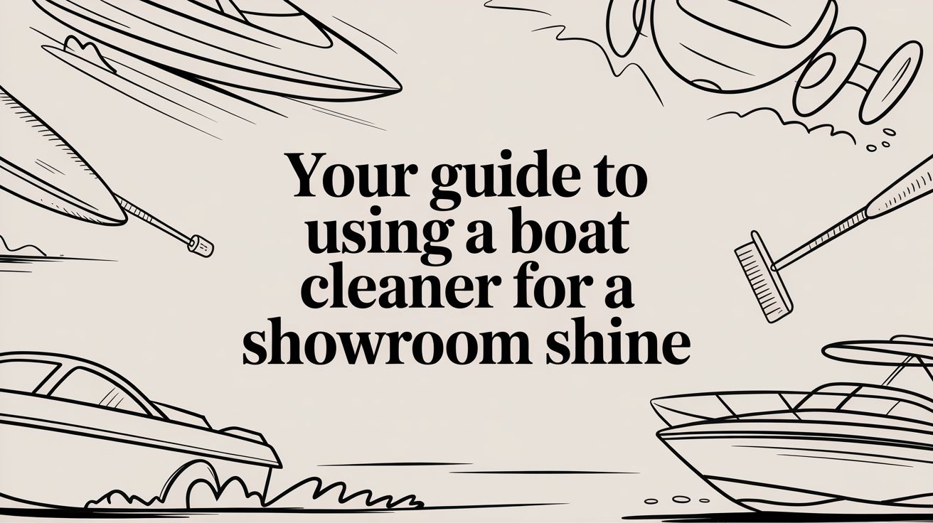 Your Guide to Using a Boat Cleaner for a Showroom Shine