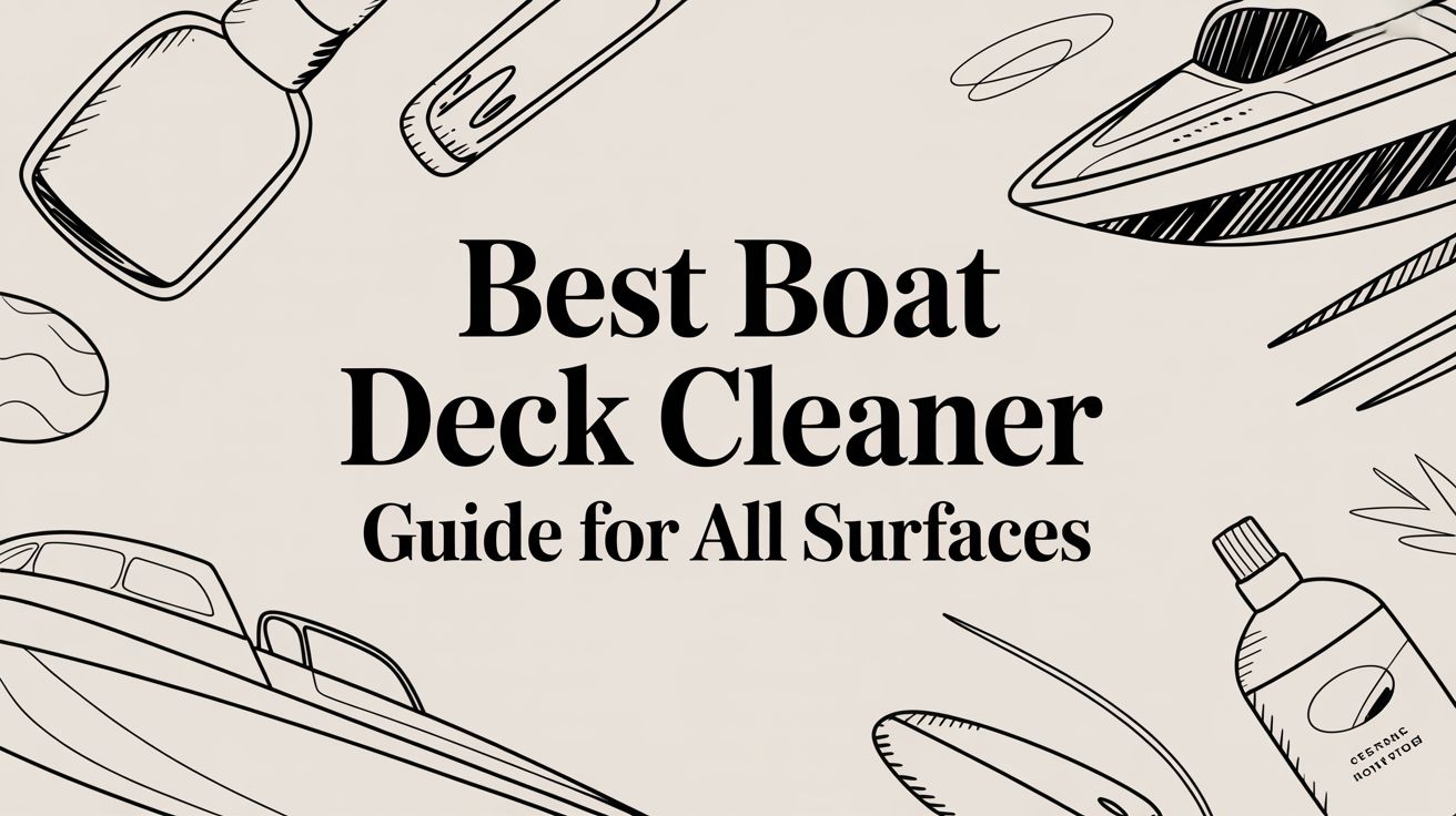 Best Boat Deck Cleaner: Guide for All Surfaces