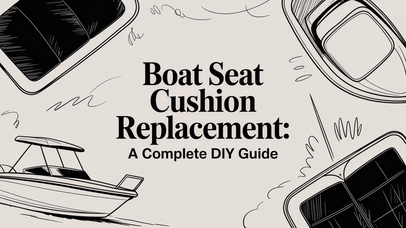 Boat Seat Cushion Replacement: A Complete DIY Guide