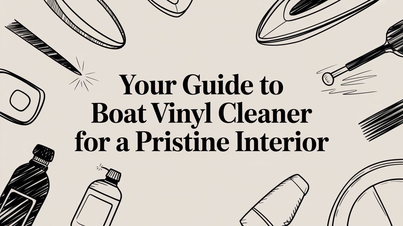 Your Guide to Using a Boat Vinyl Cleaner for a Pristine Interior