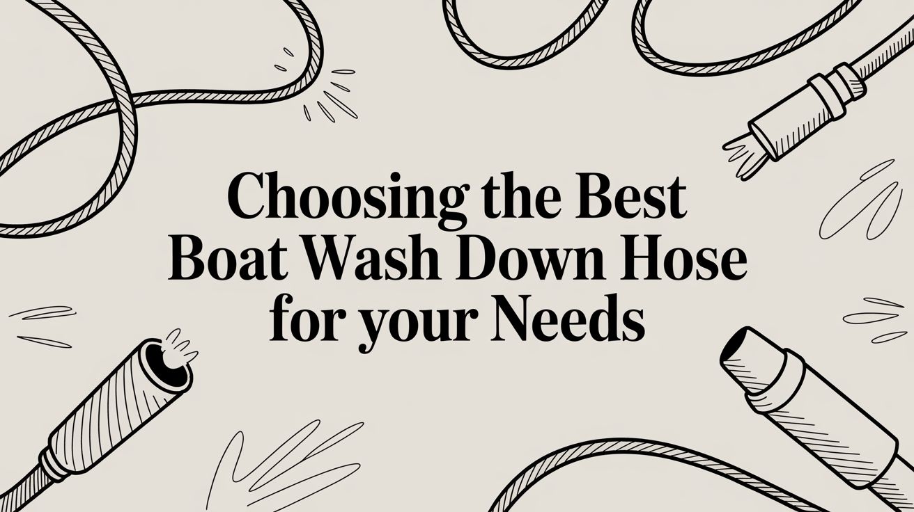 Choosing the Best Boat Wash Down Hose for Your Needs
