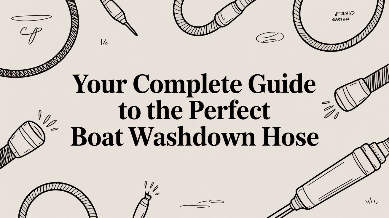 Your Complete Guide to the Perfect Boat Washdown Hose