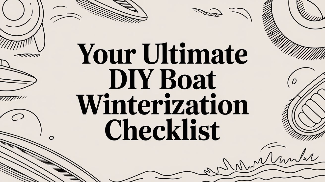 Your Ultimate DIY Boat Winterization Checklist