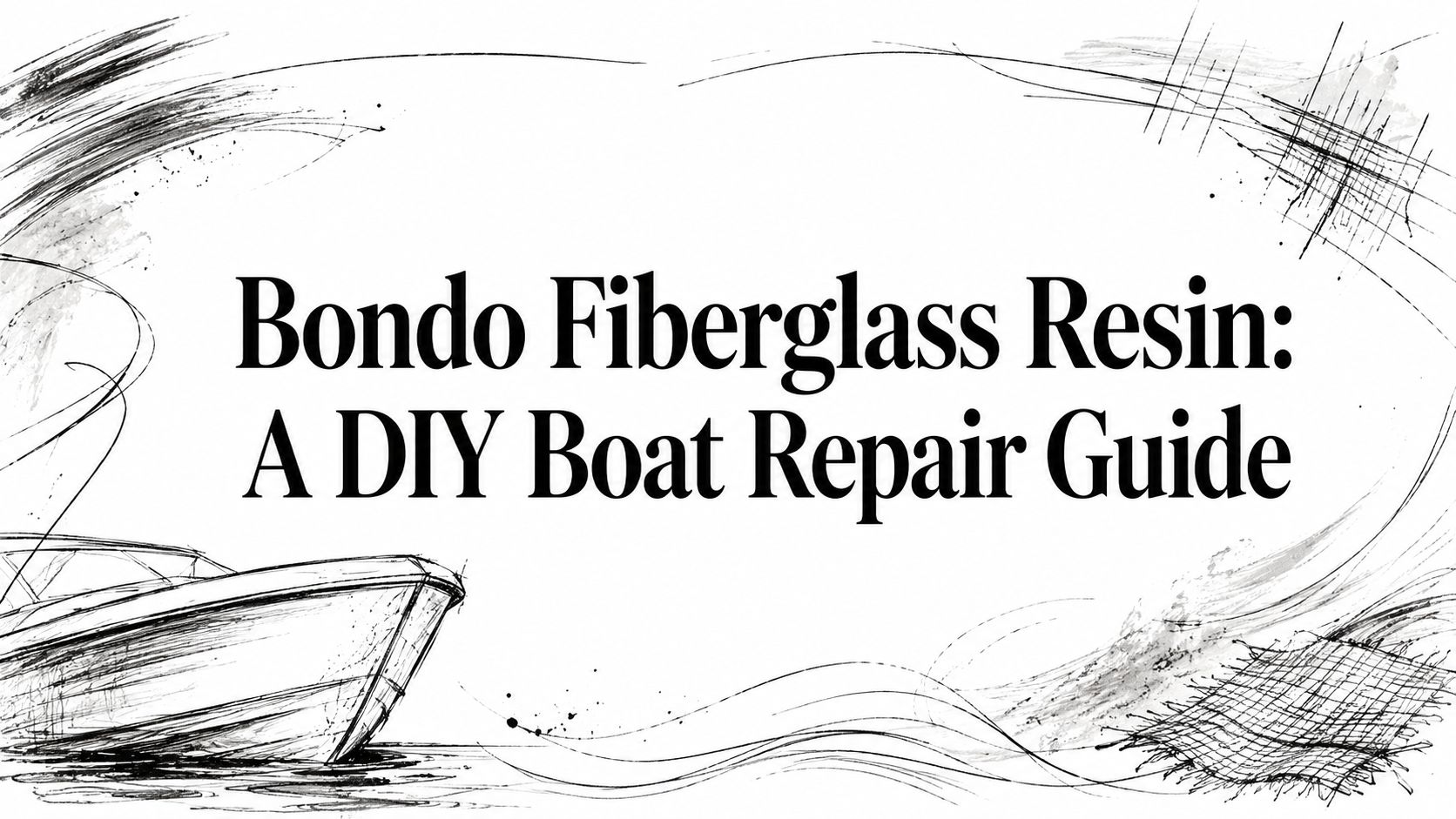 Bondo Fiberglass Resin: A DIY Boat Repair Guide