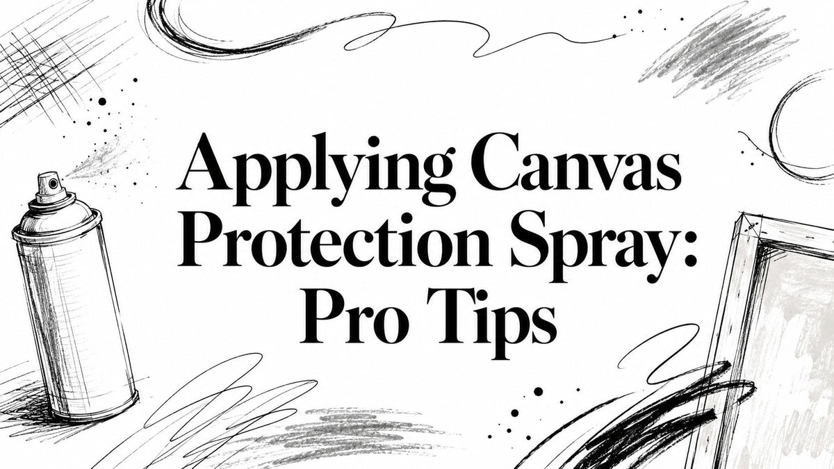 Applying Canvas Protection Spray: Pro Tips