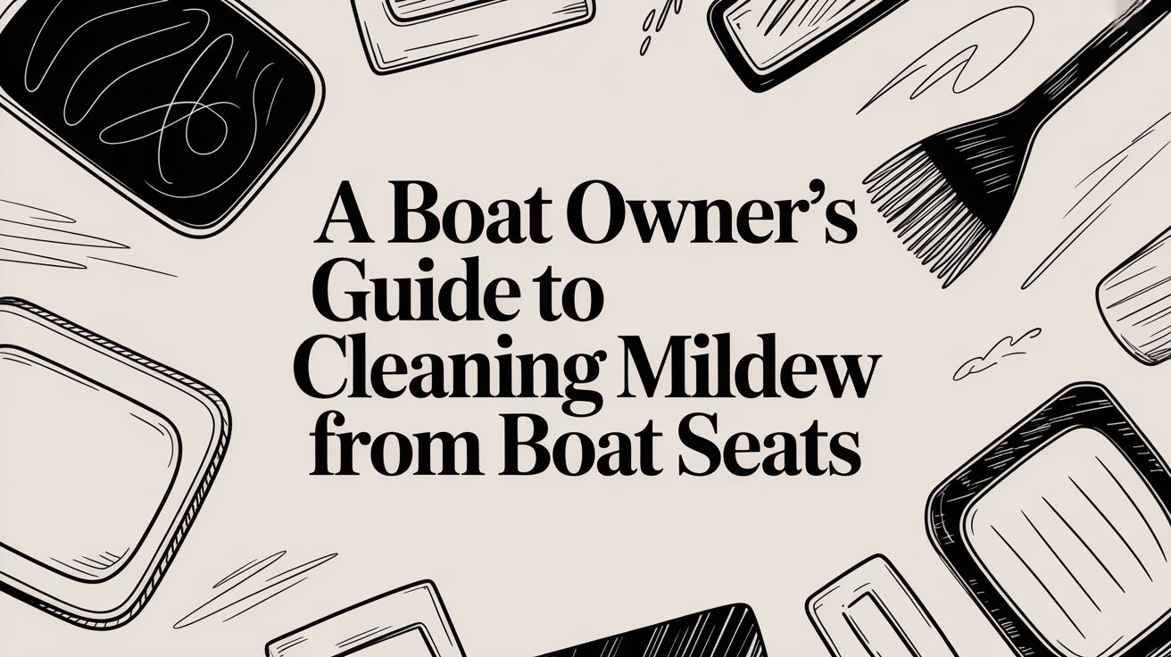 A Boat Owner's Guide to Cleaning Mildew From Boat Seats