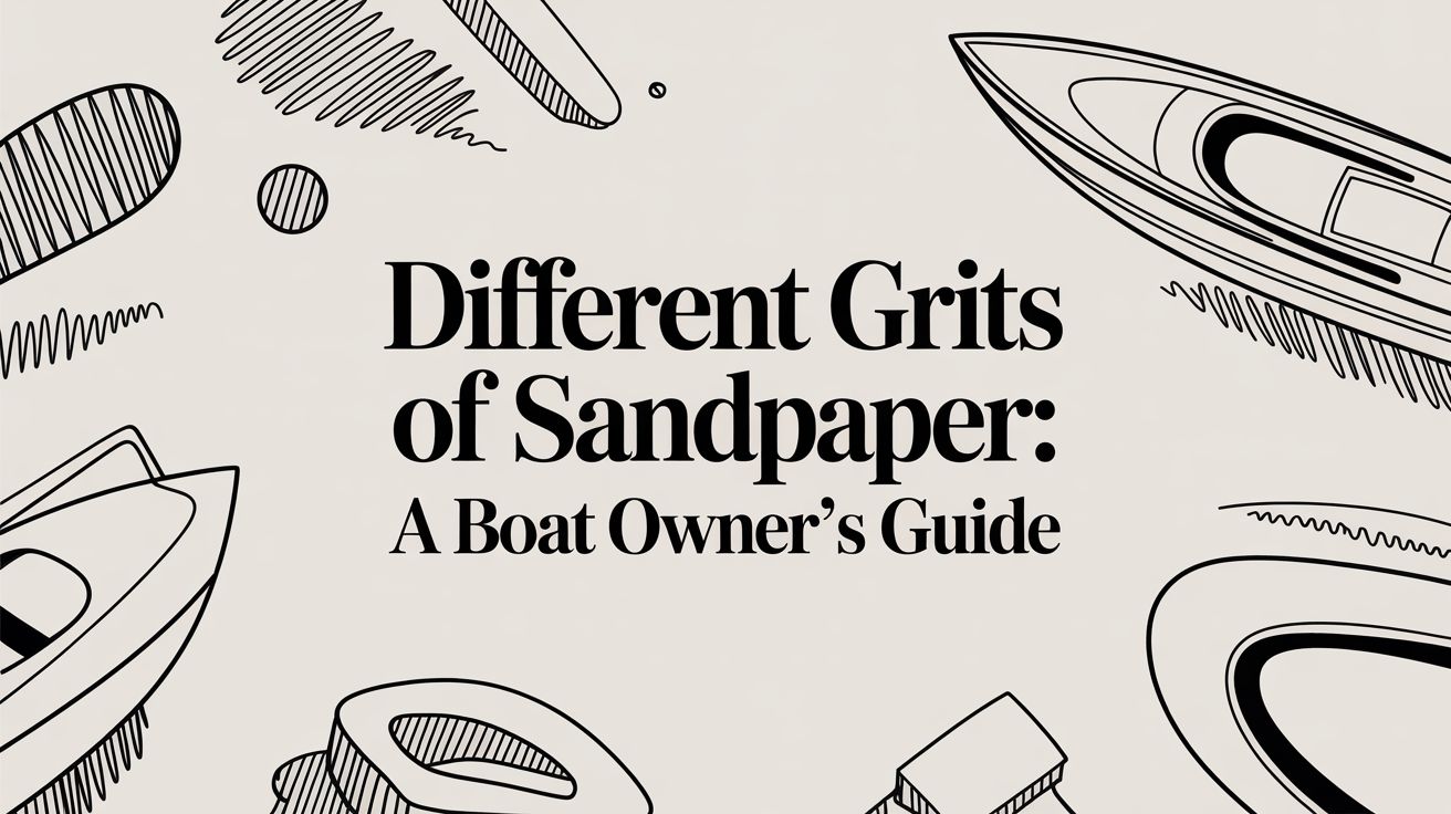 Different Grits of Sandpaper: A Boat Owner's Guide