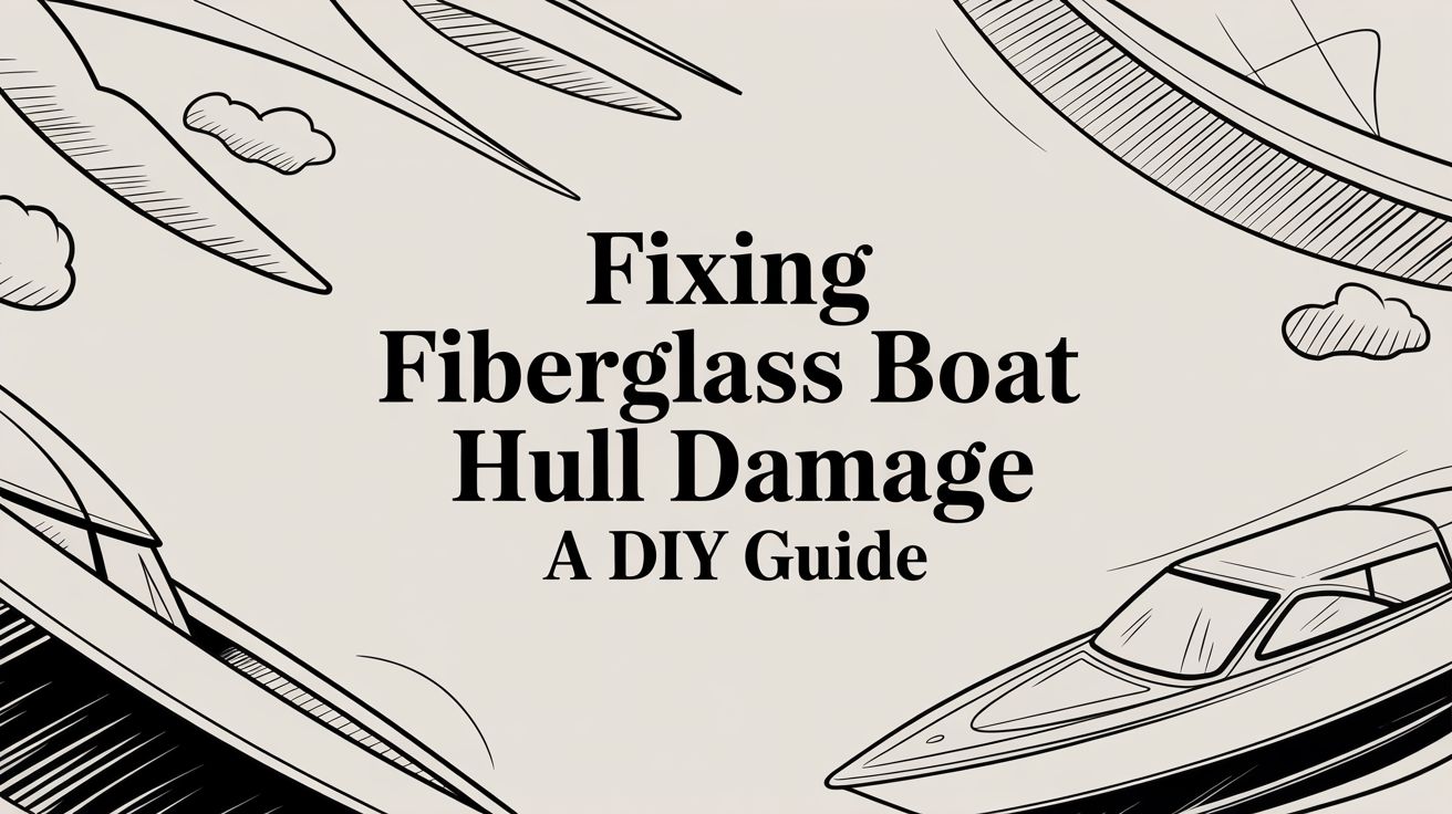 Your DIY Guide to Fixing a Fiberglass Boat Hull in 2026