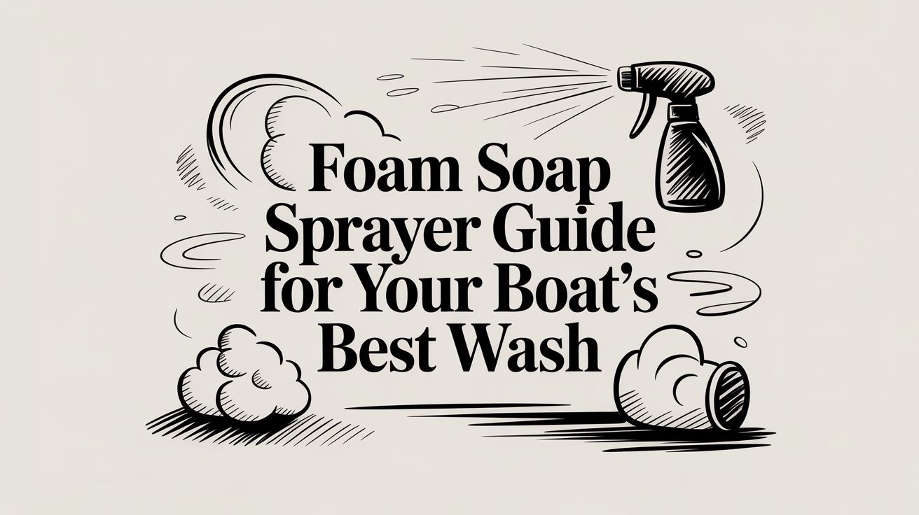 Foam Soap Sprayer Guide for Your Boat's Best Wash