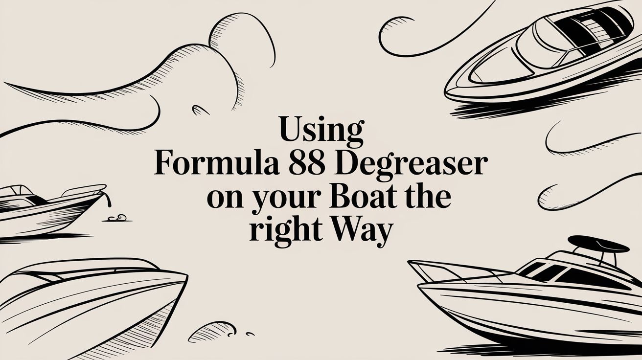Using Formula 88 Degreaser on Your Boat The Right Way