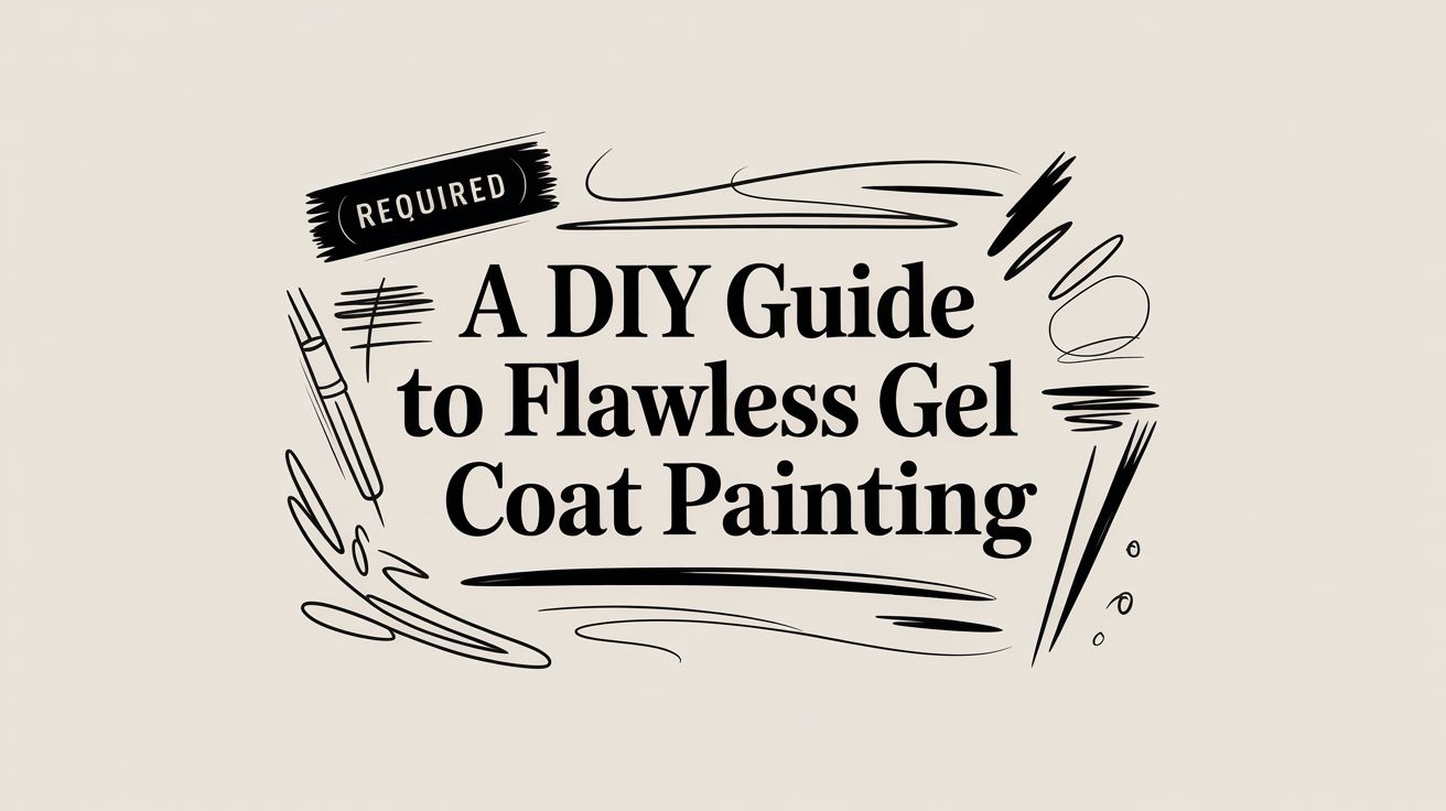 A DIY Guide to Flawless Gel Coat Painting