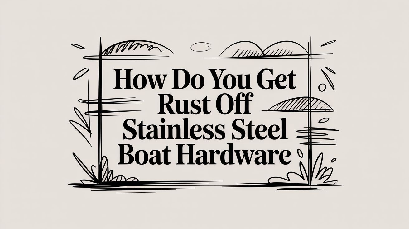 How Do You Get Rust Off Your Boat's Stainless Steel? A 2026 Guide