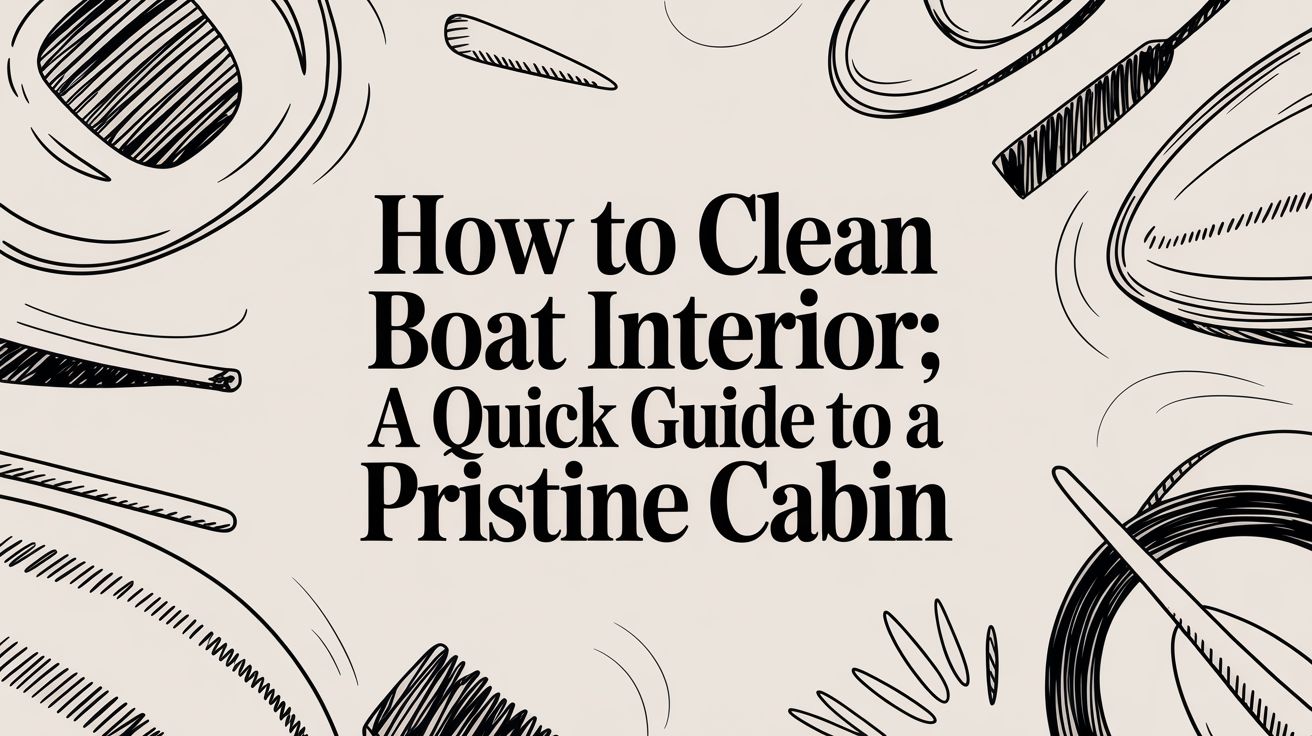 How to Clean Your Boat's Interior: A DIY Guide