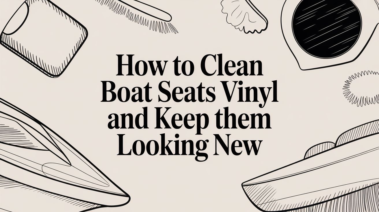 How to Clean Your Vinyl Boat Seats and Keep Them Looking New