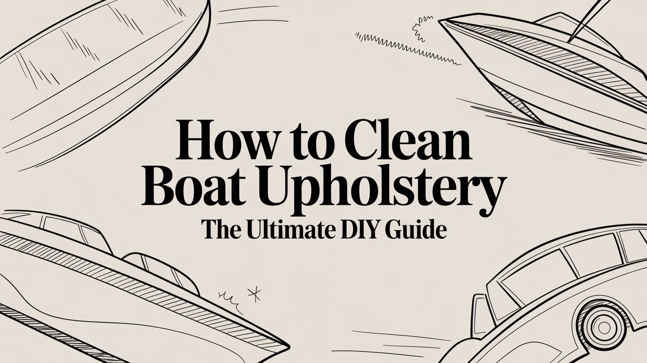 How to Clean Boat Upholstery: A DIY Guide
