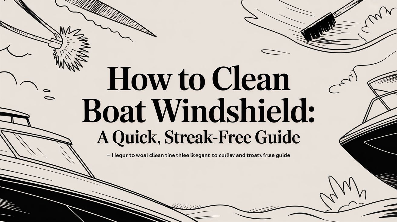 How to Clean Your Boat Windshield for a Streak-Free View