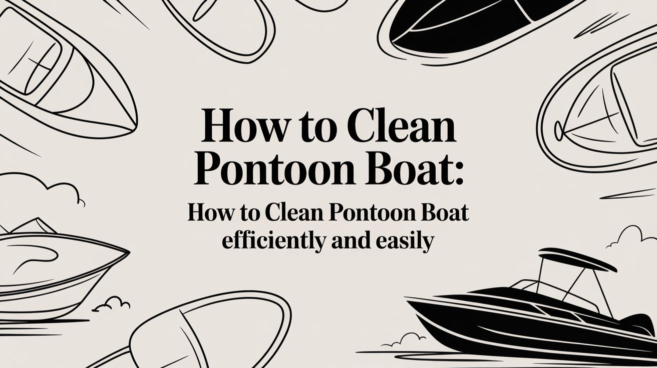 How to Clean Your Pontoon Boat Like a Pro
