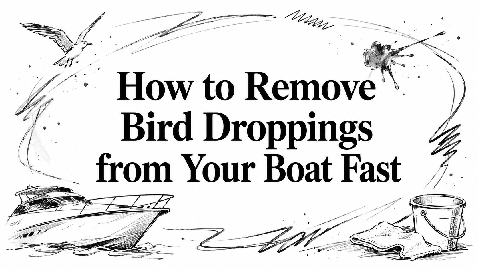 How to Remove Bird Droppings from Your Boat Fast
