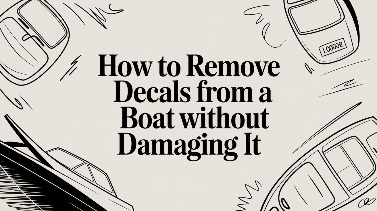 How to Remove Decals From Your Boat Without Damaging It