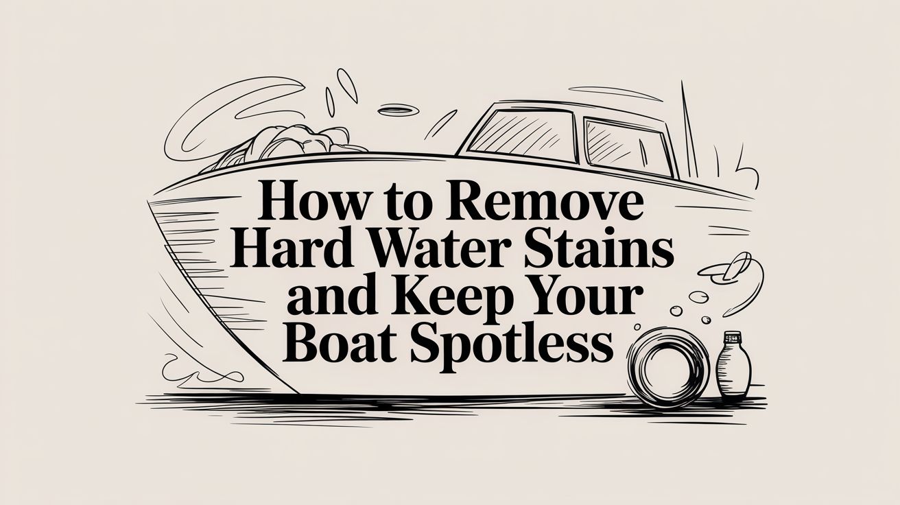 How to Remove Hard Water Stains and Keep Your Boat Spotless