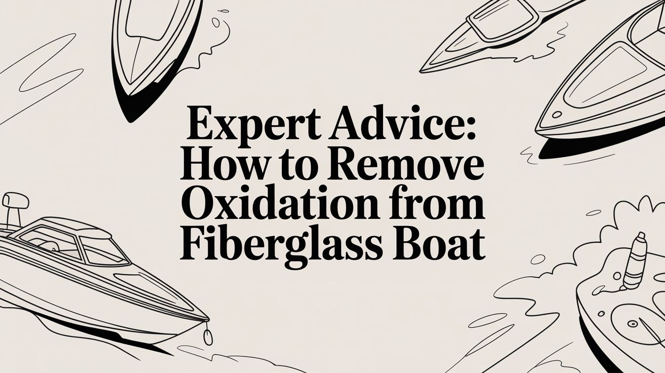 Expert Advice: how to remove oxidation from fiberglass boat