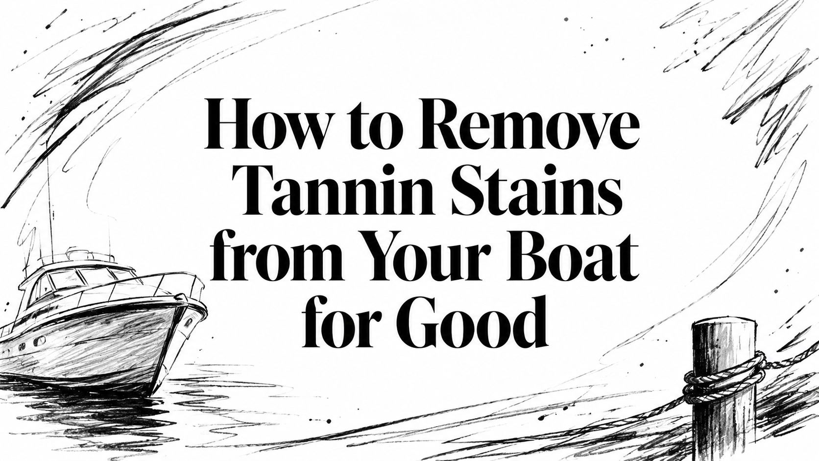 How to Remove Tannin Stains from Your Boat for Good