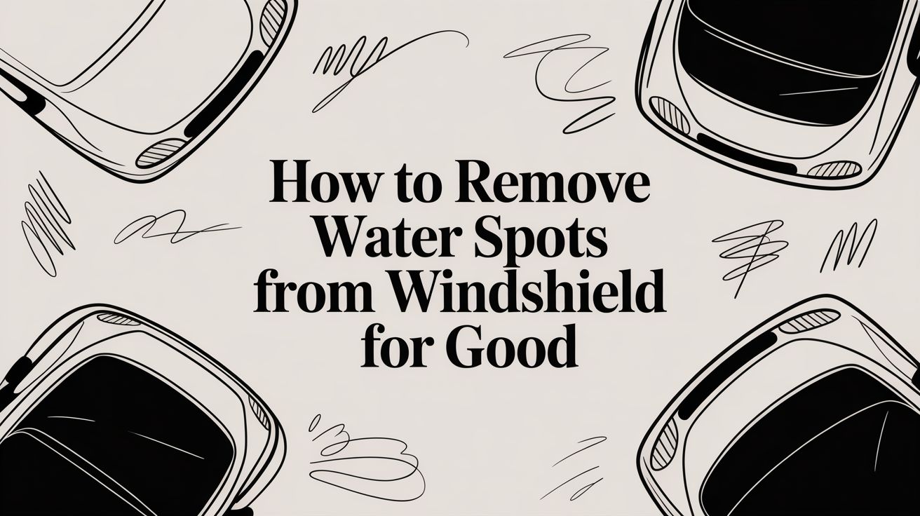 How to Remove Water Spots From Your Boat Windshield