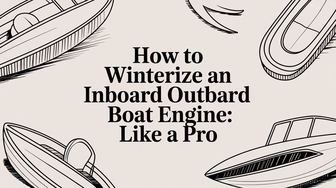 Your 2026 Guide on How to Winterize an Inboard Outboard Boat Engine