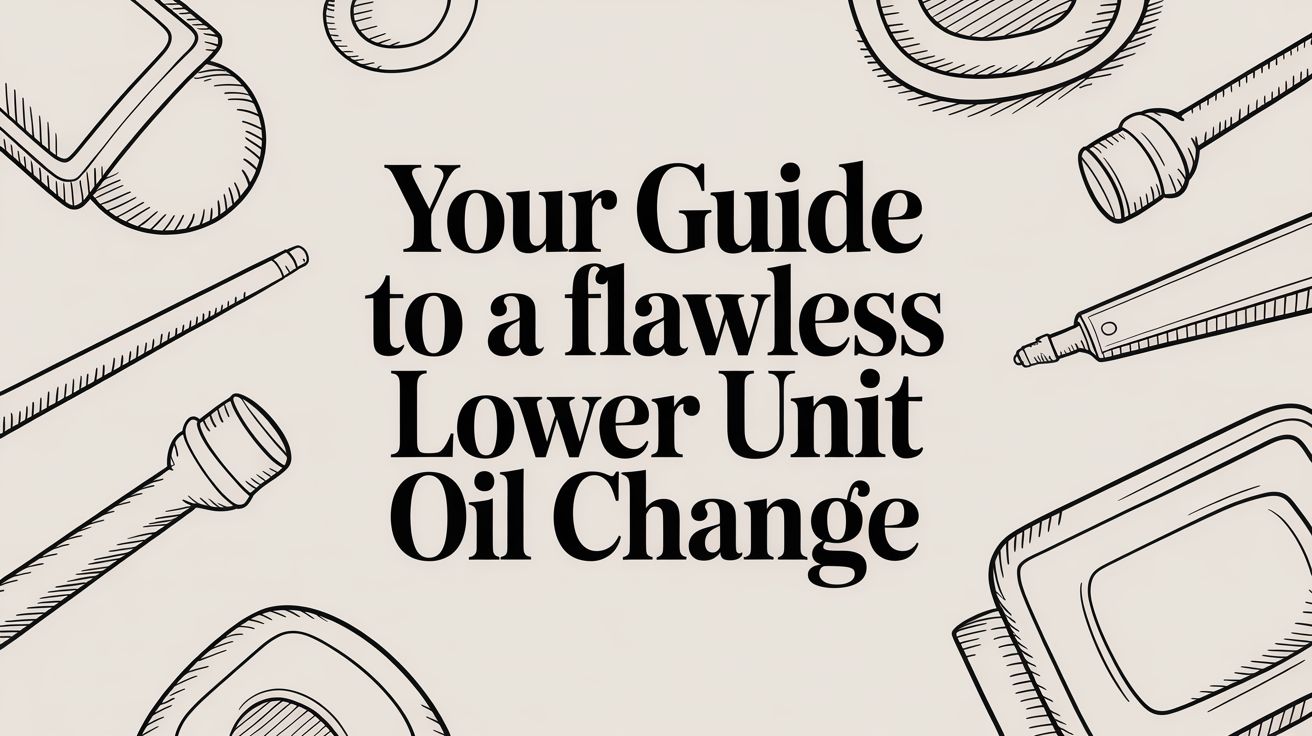 Your Guide to a Flawless Lower Unit Oil Change