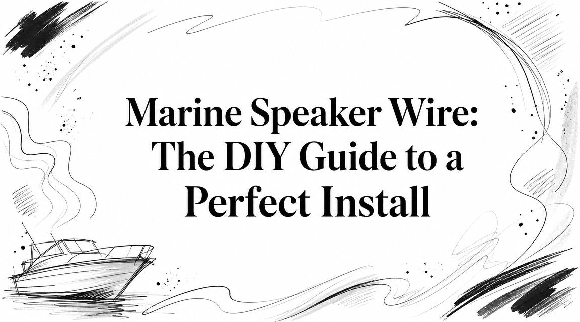 Marine Speaker Wire: The DIY Guide to a Perfect Install