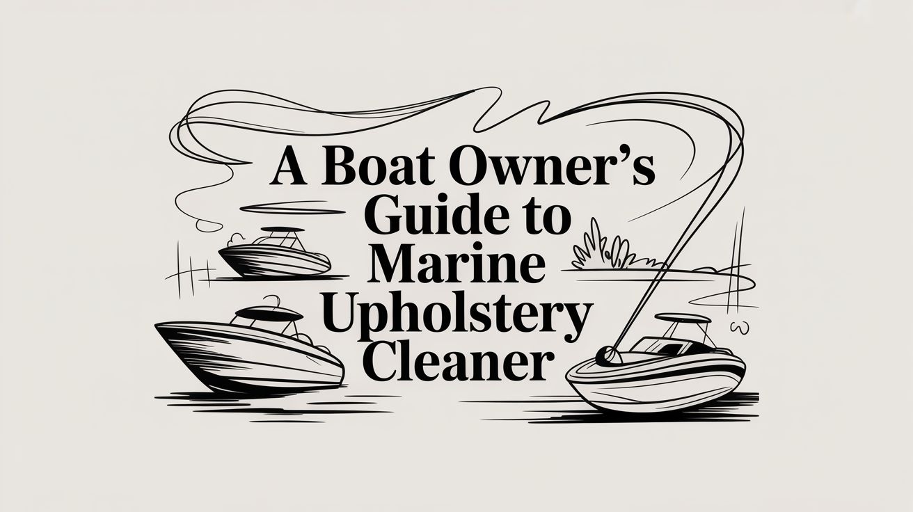 Your Complete DIY Guide to Marine Upholstery Cleaner