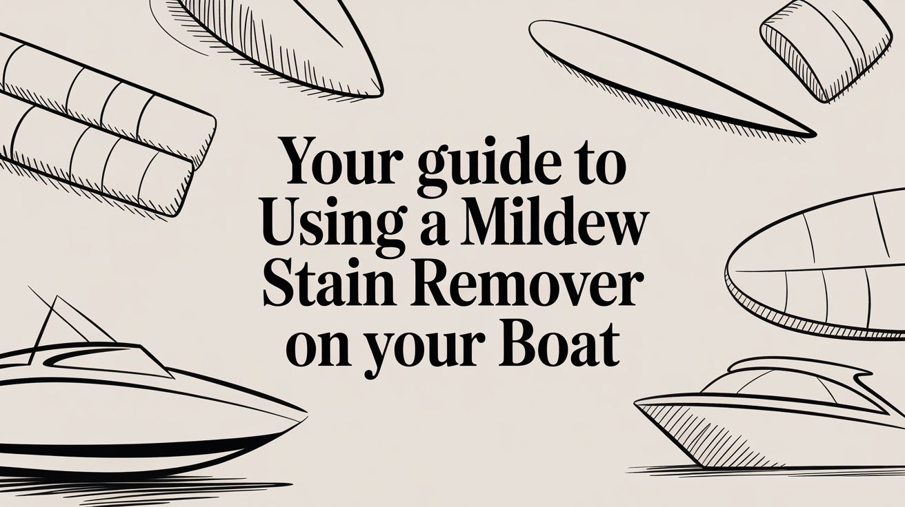 Your Guide to Using a Mildew Stain Remover on Your Boat