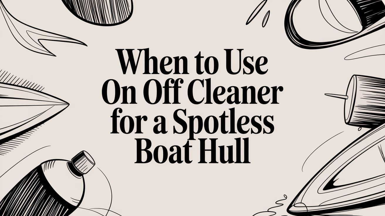 Your Guide to Using On Off Cleaner for a Spotless Boat Hull