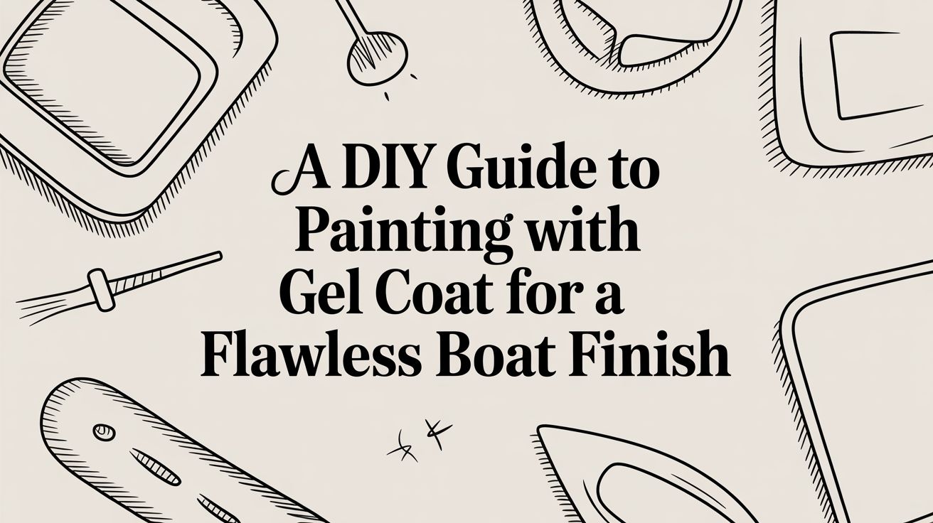 A DIY Guide to Painting With Gel Coat for a Flawless Boat Finish